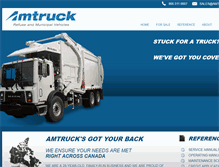 Tablet Screenshot of amtruck.com